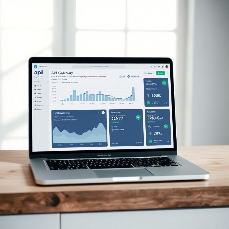 Betazriver-Dashboard mit Endpoint-Latenz-Charts auf einem MacBook Pro